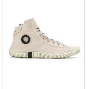 OSKLEN Womens Off-White High Top Sneakers, Size EU 38 - Rare find!